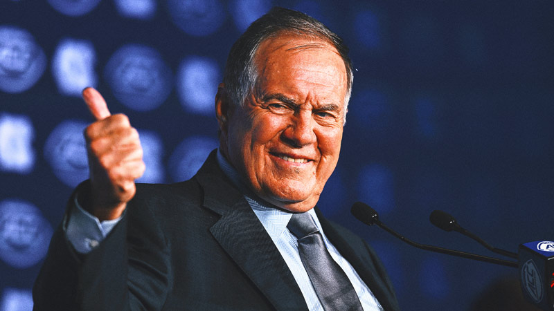 UNC HC Bill Belichick Shades Patriots: 'There's No Owner's Son' in CFB