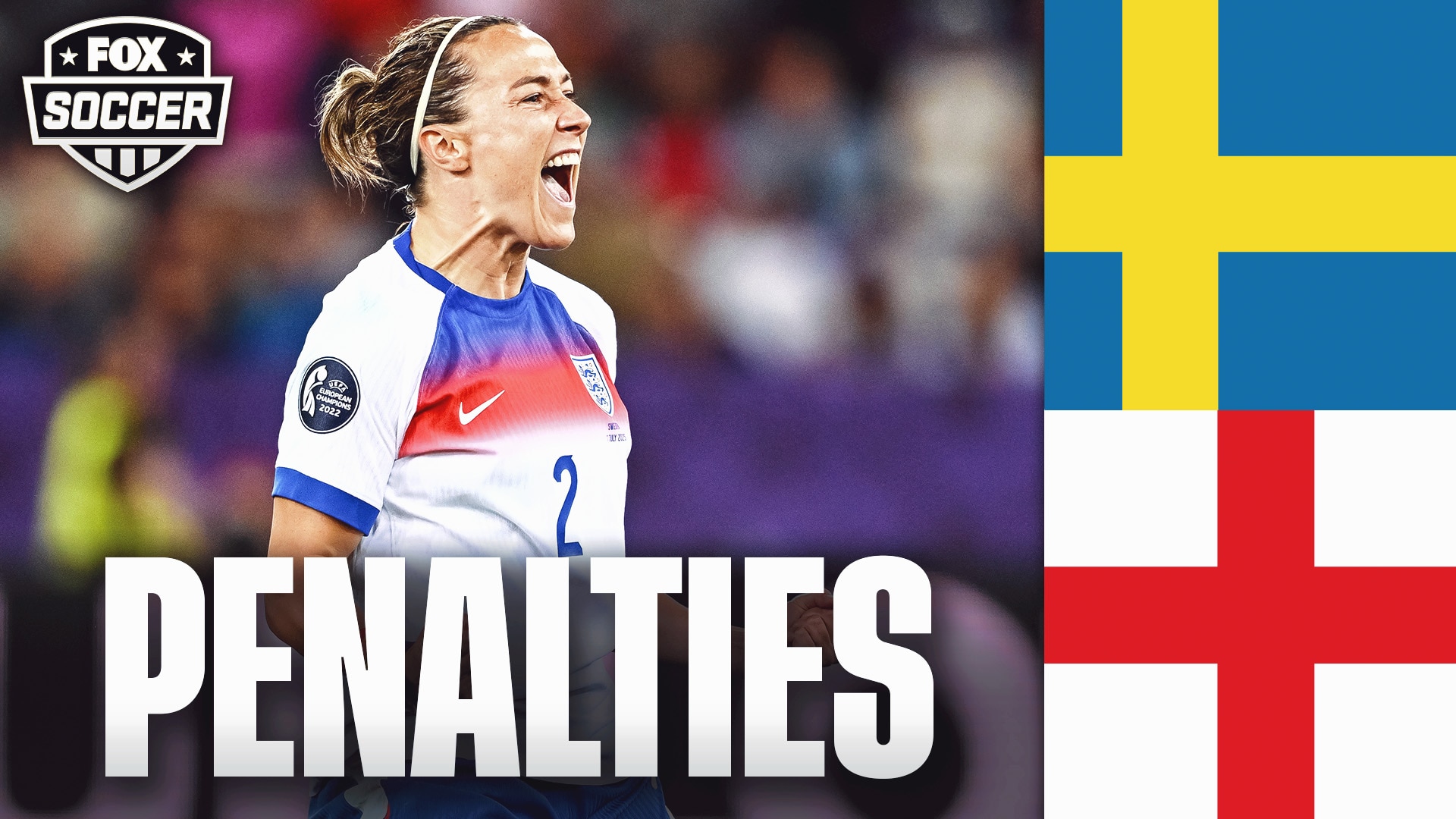 Sweden vs. England Full Penalties Women's Euro Quarterfinals | FOX Soccer