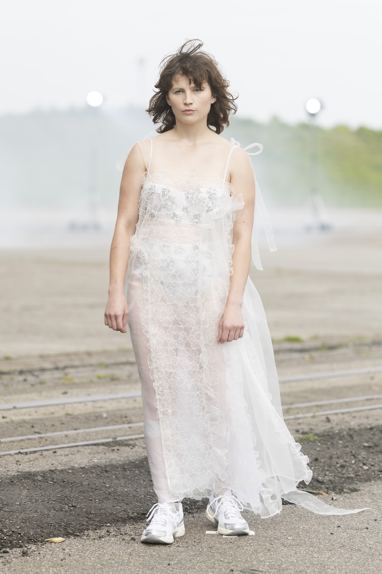 Bjork’s Daughter Isadora Makes Her Runway Debut in a Sheer Dress