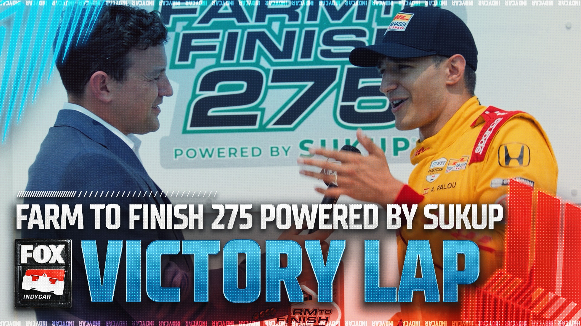 Victory Lap: Alex Palou on getting his seventh win of the season at Iowa | INDYCAR on FOX