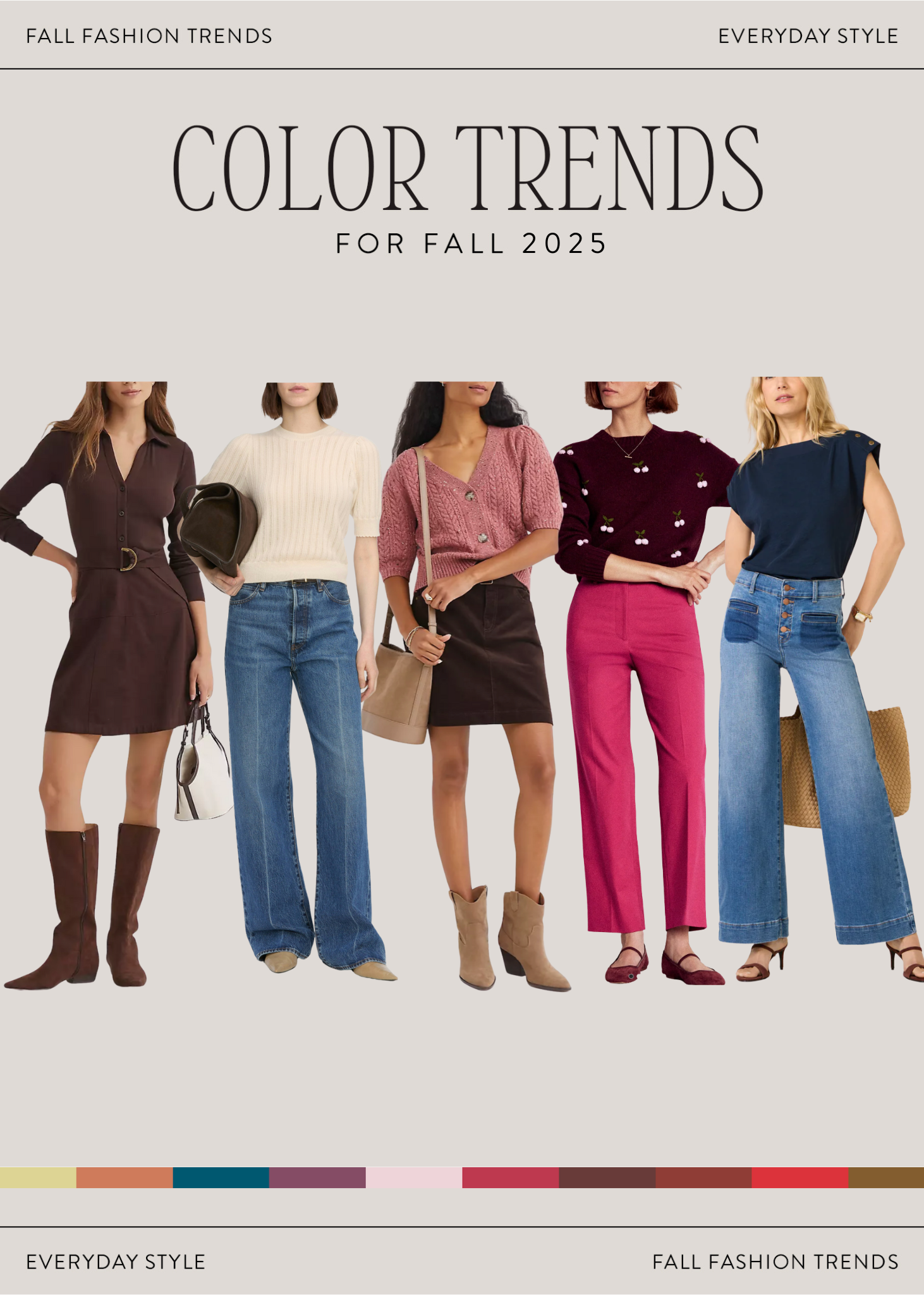 2025 Fall Color Trends: The Shades I’m Loving &amp; How to Wear Them