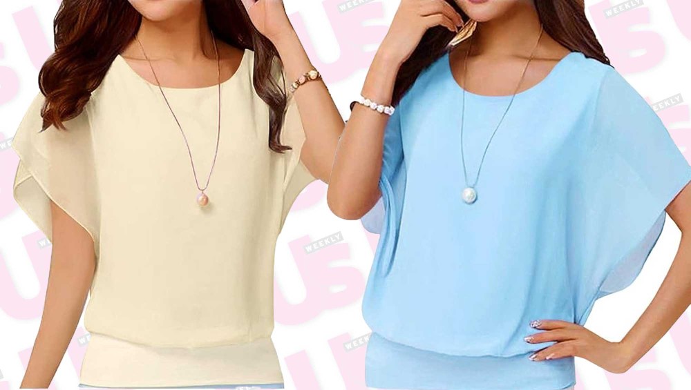 Shoppers Praise This 'Super Comfy' Blouse That Disguises Big Arms — 31% Off