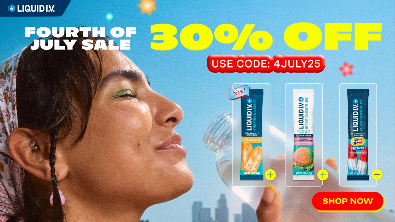 Liquid I.V. Is How I’m Staying Properly Hydrated This 4th Of July Weekend (30% OFF SITEWIDE)