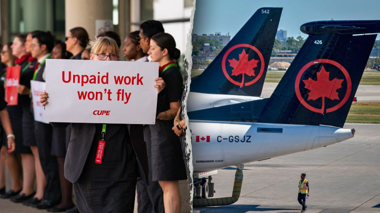Air Canada strike grounds flights, causing travel chaos for 130,000 passengers