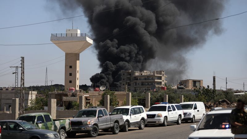 Israel strikes southern Syria after sectarian clashes prompt regime forces to enter Druze area