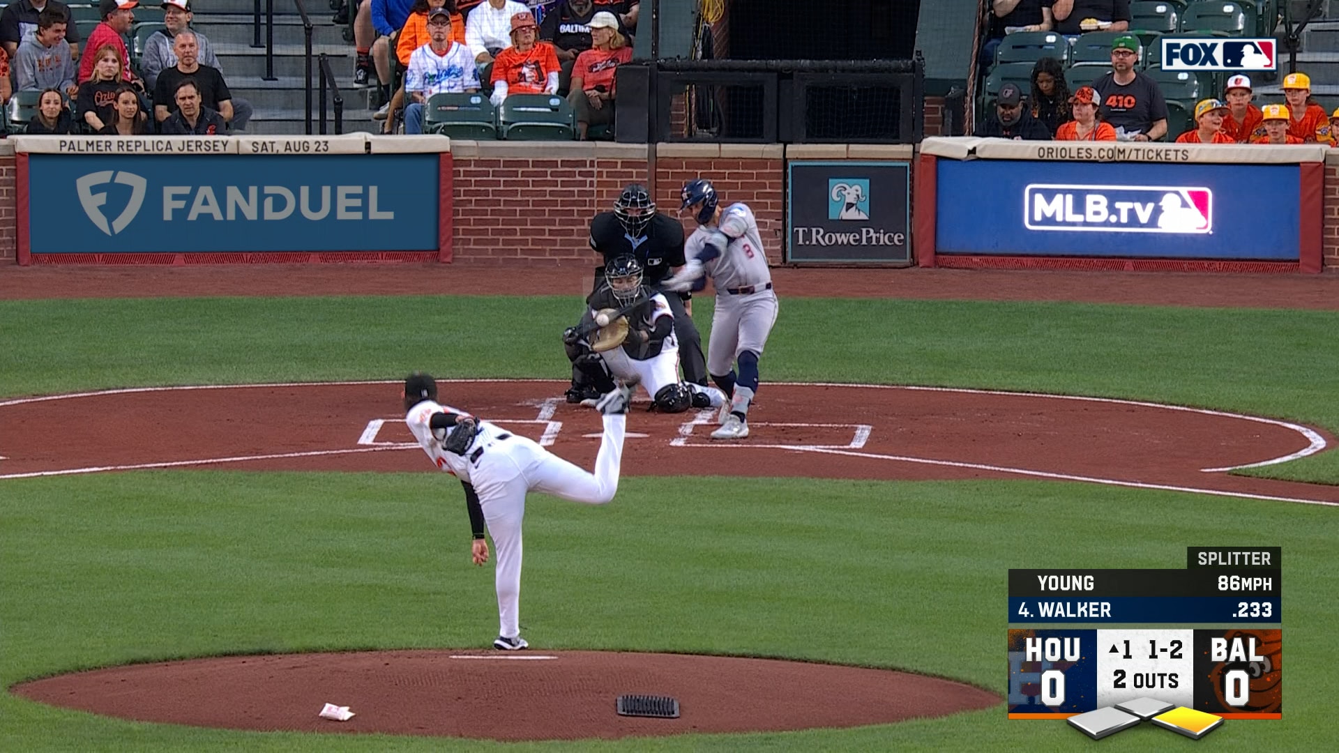 Christian Walker hits two-run home run to give Astros early lead over Orioles