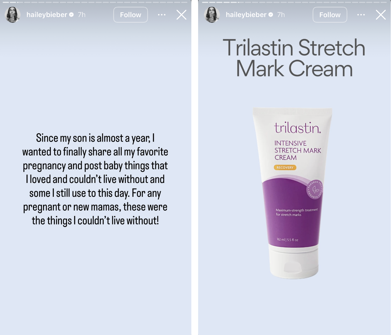 Hailey Bieber Can't Live Without This Stretch Mark Cream on Amazon