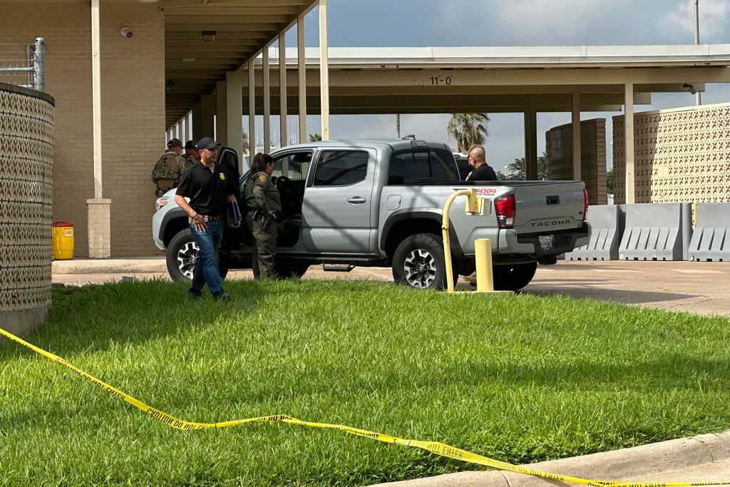 Officer shot and man with rifle killed after exchange of fire at Border Patrol facility in Texas
