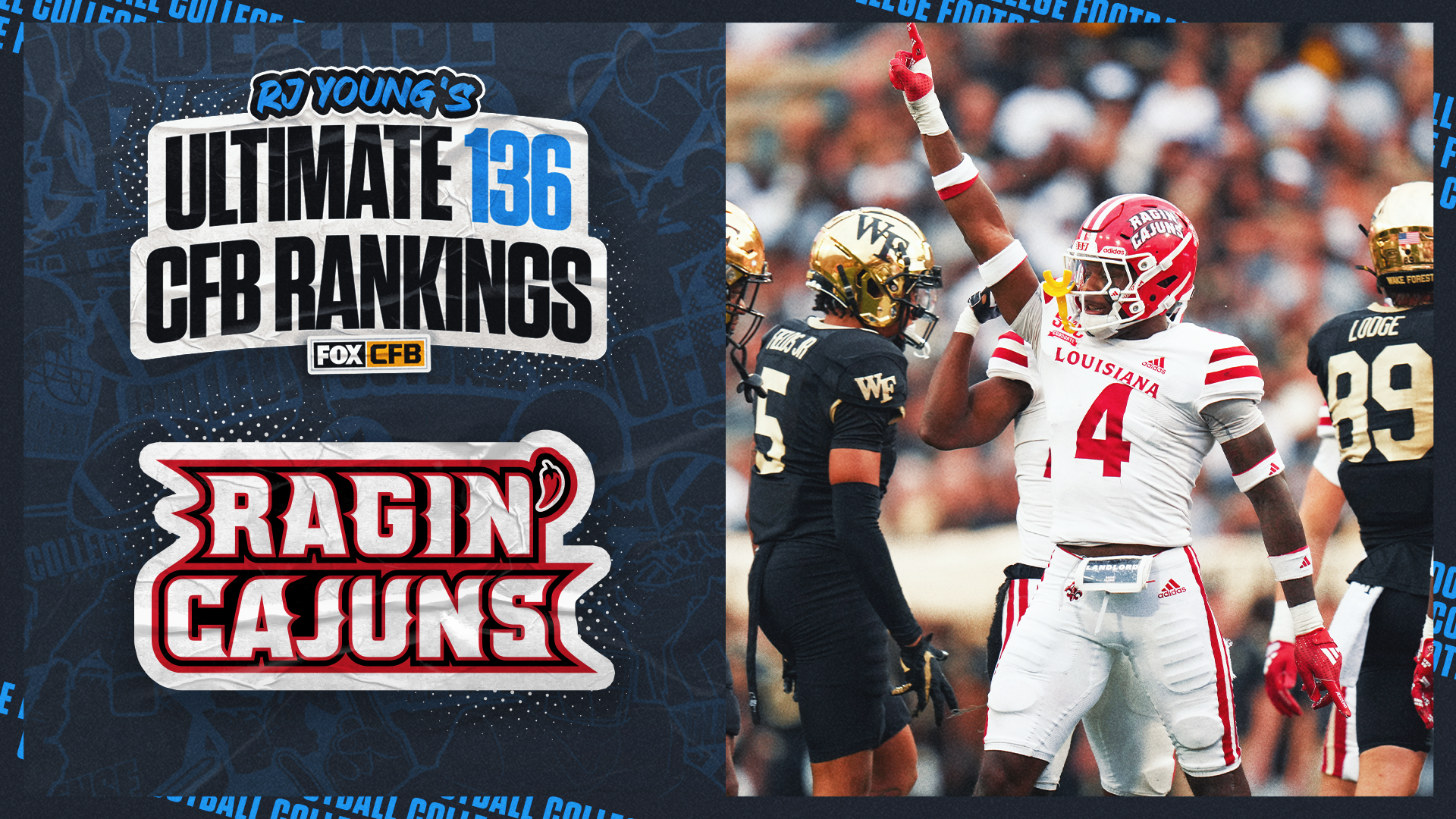 2025 Louisiana Football Predictions: Ragin' Cajuns Ranked 81st in RJ Young's Ultimate 136