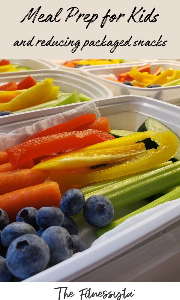 Meal prep for kids and reducing packaged snacks